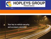 Tablet Screenshot of hopleys.co.za